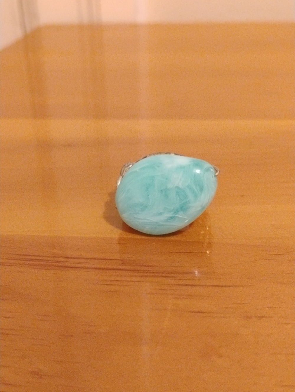Turquoise Swirl Statement Ring - Women Jewelry